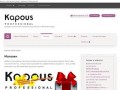 Kapous Kaliningrad - интернет-магазин профессиональной косметики для волос Капус в Калининграде