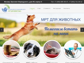 МРТ для животных в Москве - Московский Ветеринарный Центр &amp;quot