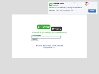 Chrome Whois