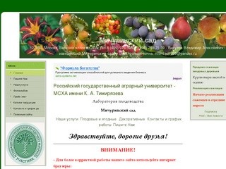 Главная | Российский государственный аграрный университет - МСХА имени К