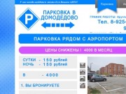 Парковка в Домодедово