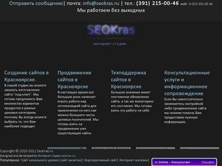 SEOKras. Создание сайтов в Красноярске.