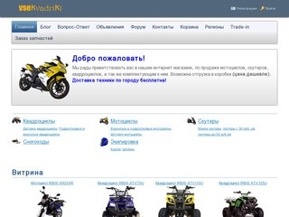 Vsekvadriki.ru. Мотоциклы, скутеры, квадроциклы, снегоходы в Воронеже
