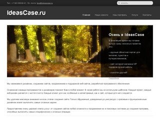 Создание сайтов, продвижение, раскрутка - IdeasCase - веб-дизайн и IT-технологии Ярославль
