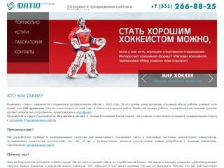 Создание и продвижение сайтов в Челябинске — Datio