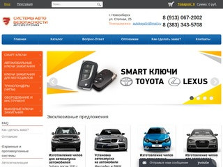 Автомобильные ключи купить в Новосибирске - цена на авто ключи в интернет-магазине autokeys54.ru