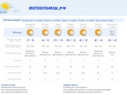 МетеоТомск.РФ Точный прогноз погоды в Томске