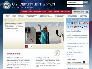 U.S. Department of State (Официальный сайт Государственного департамента США)