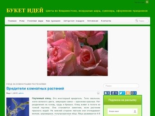БУКЕТ ИДЕЙ | Цветы во Владивостоке, воздушные шары, сувениры, оформление праздников