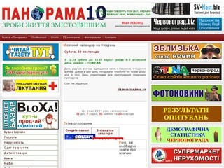 Сайт газети «Панорама»