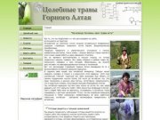 Целебные травы Горного Алтая