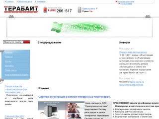 Терабайт - компьютеры, комплектующие, оргтехника, сервера. Петропавловск-камчатский