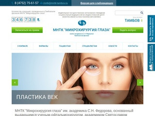МНТК "Микрохирургия глаза" им. академика С.Н. Федорова