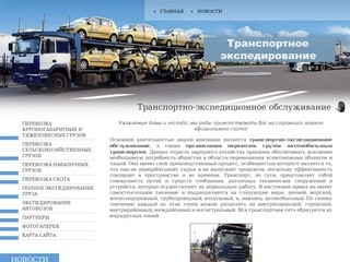 Транспортно-экспедиционное обслуживание организация перевозок грузов автомобильным транспортом г