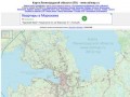 Всеволожск на карте Ленинградской области