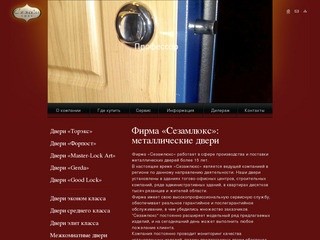 Металлические двери в Рязани от фирмы «Сезамлюкс»