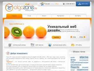 AlgoZone.ru профессиональная разработка веб-сайтов и Интернет магазинов