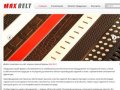 Сайт кожаных ремней фирмы MAX BELT - Макс-Белт - производств кожанных ремней в Нижнем Новгороде