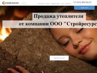 Купить утеплитель оптом и в розницу ООО "Стройресурс" в Челябинске