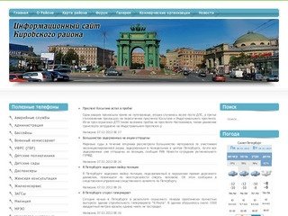 Информационный сайт Кировского района Санкт-Петербурга