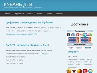 Кубань-ДТВ | DVB-T2 | Краснодар | Тбилисская