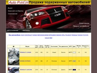 Подержанные автомобили в Перми - АВТОМЕГА
