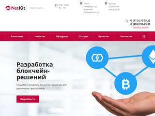 NetKit — разработка сайтов под ключ (Россия, Ленинградская область, Санкт-Петербург)