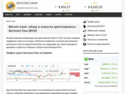 Bitcoin Cash: обзор и новости криптовалюты Биткоин Кэш (BCH) (Россия, Московская область, Москва)