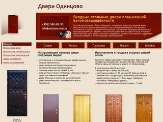 Входные стальные двери в Одинцово от производителя – производство