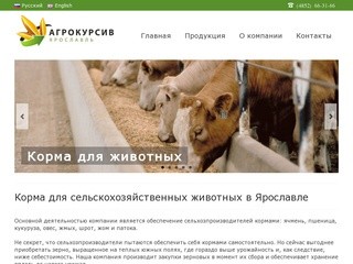 ООО Агрокурсив Ярославль | Корма для сельскохозяйственных животных
