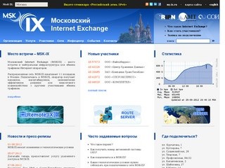 MSK-IX :: Московский Internet Exchange