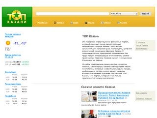 ТОП Казань - информационный портал г. Казань, новости, афиша