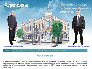 Адвокаты Шаргородский И.Г. и Ситдиков Р.З.