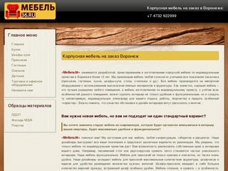 Корпусная мебель на заказ Воронеж