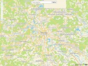 Москва онлайн - карта с поиском улиц, сведения об организациях и маршрутах общественного транспорта