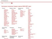 Коллекции спортивных товаров сезонов 2005-2007 годов - Extreme66