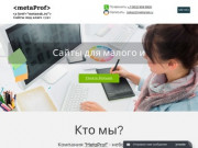 MetaProf - компания по созданию, поддержке и продвижению сайтов в Новосибирске