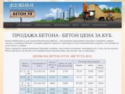 Продажа бетона цены на бетон с завода города Пушкина