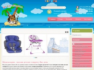 Интернет-магазин детских товаров в Бресте 