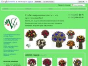 Стабилизированные цветы,подарки Ханты-Мансийск,Vega Gallery Flowers,www.vegaflowers.ruцветы в стекле
