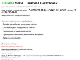 Em: Создание сайтов в Нижнем Новгороде, раскрутка и продвижение сайтов в Нижнем, дизайн, реклама