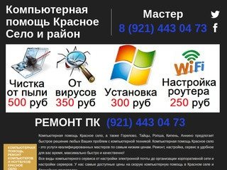 Компьютерная помощь, ремонт компьютеров и ноутбуков Красное Село