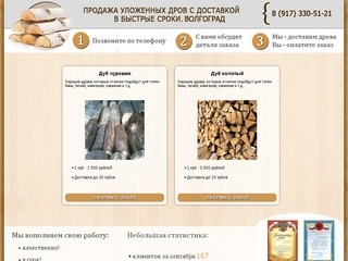 Продажа уложенных дров с доставкой.Пермь