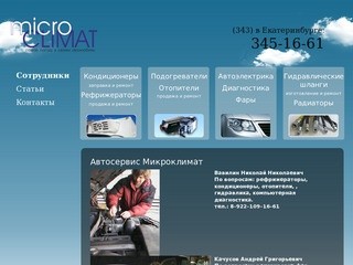 Автосервис «Микроклимат» – создай погоду в своем автомобиле!