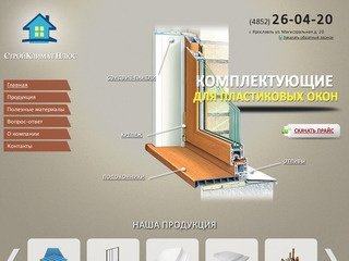 Комплектация для пластиковых окон ПВХ в Ярославле - СтройКлимат Плюс