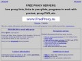 Proxy checker  (бесплатные прокси серверы, free proxy servers : списки, информация, FAQ
прокси)