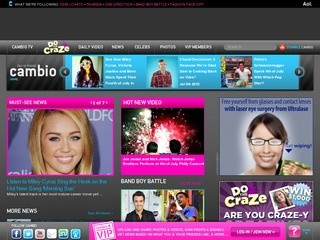 Cambio | Breaking Entertainment News, Daily Videos, Exclusive Celebrity Interviews, Live Events And Original Shows (Turning fans into friends with their favorite stars through groundbreaking, original programming and social networking, Cambio is a trusted