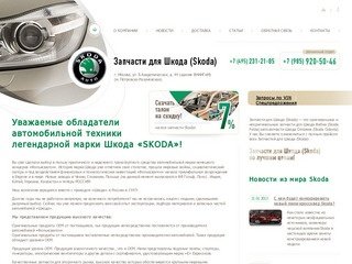 Запчасти Шкода (Skoda) | Магазин автозапчастей Шкода (Skoda) 