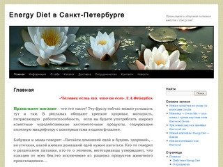 Energy Diet в Санкт-Петербурге