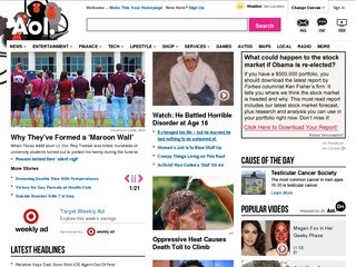 AOL.com - поисковые запросы (News, Sports, Weather, Entertainment, Local)